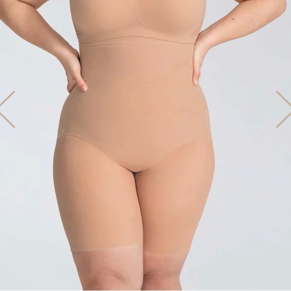 Honeylove superpower shorts size 3x sand Shapewear underwear smoothing nude